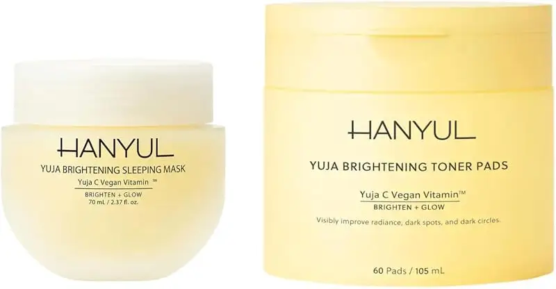 hanyul yuja brightening sleeping mask