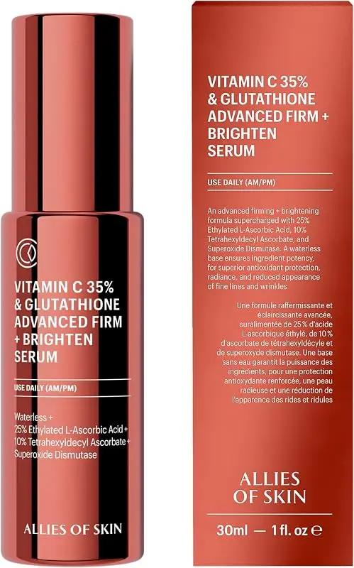allies of skin 20 vitamin c brighten firm serum
